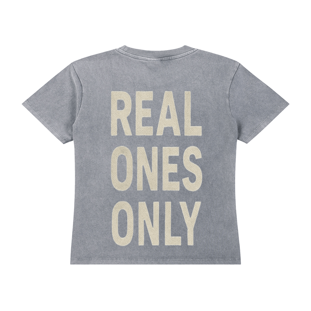 BEESMOOVE T.R.T.F Vintage Wash Drop Shoulder T-shirt - Beesmoove