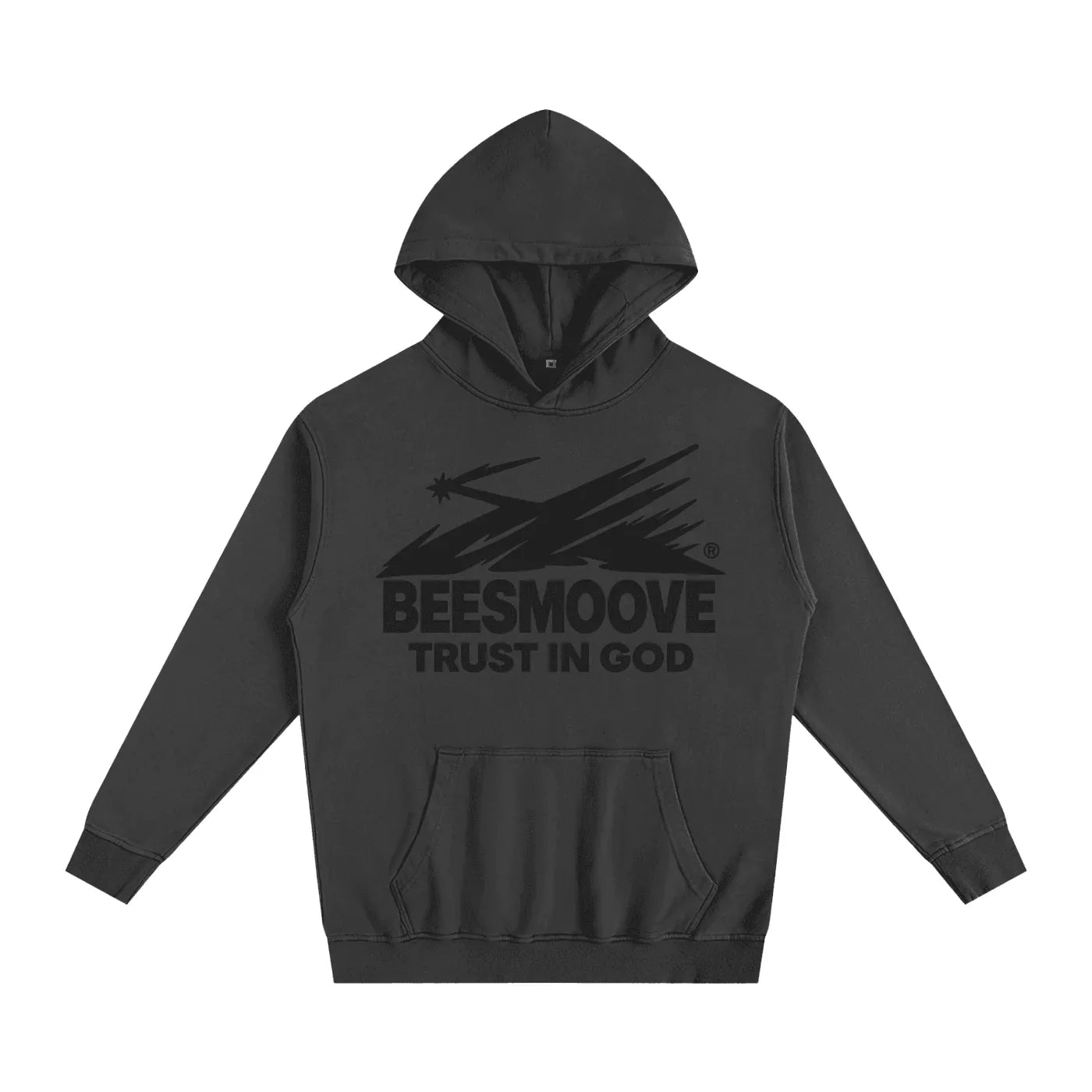 BEESMOOVE Trust In God Oversized Hoodie - Beesmoove