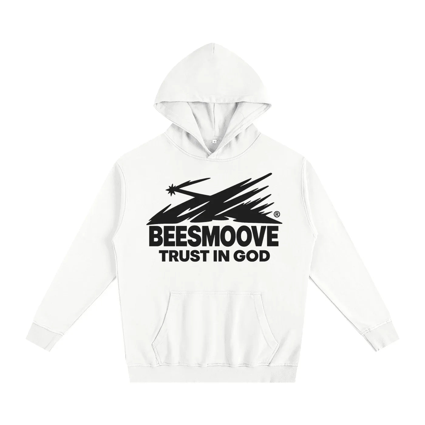 BEESMOOVE Trust In God Oversized Hoodie - Beesmoove