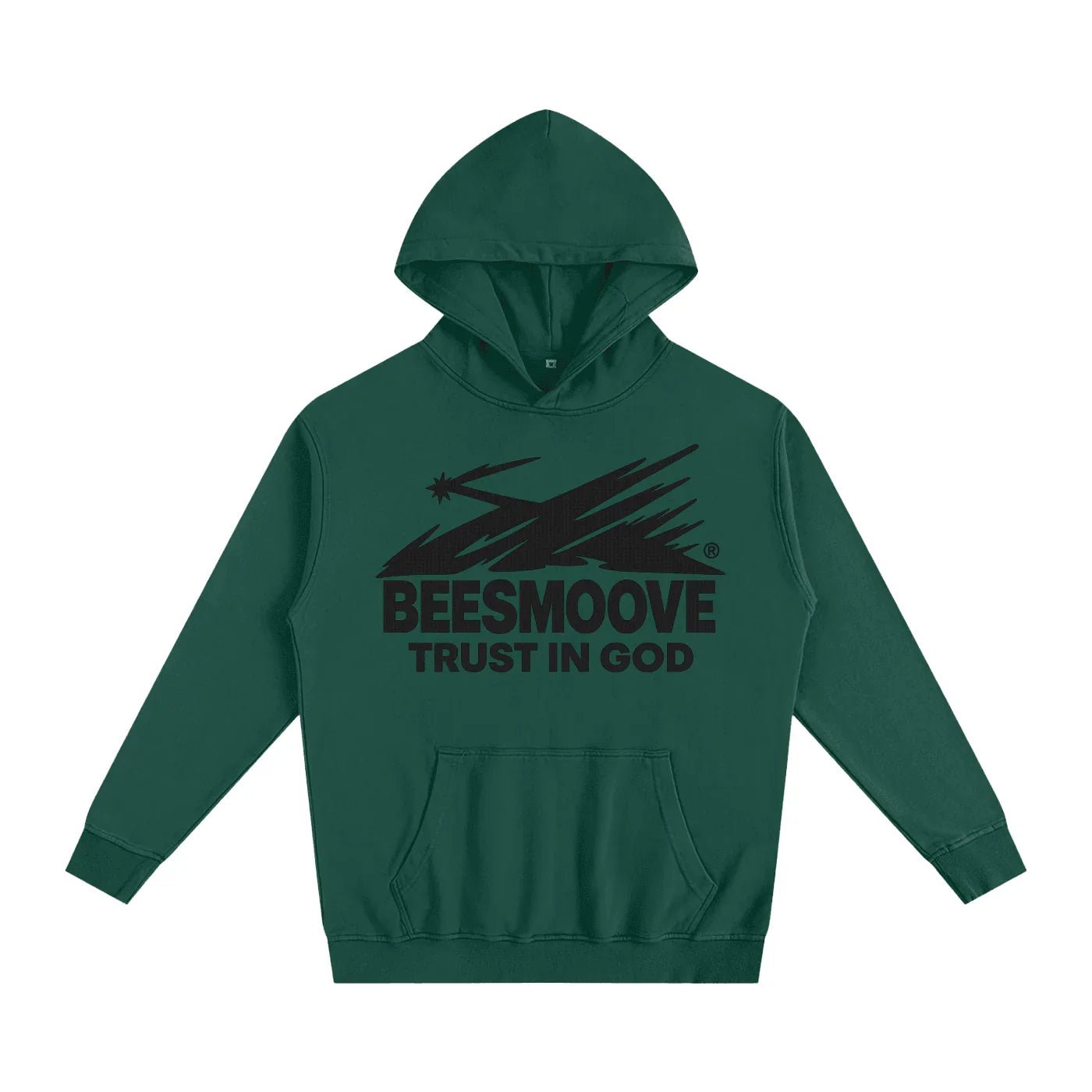 BEESMOOVE Trust In God Oversized Hoodie - Beesmoove