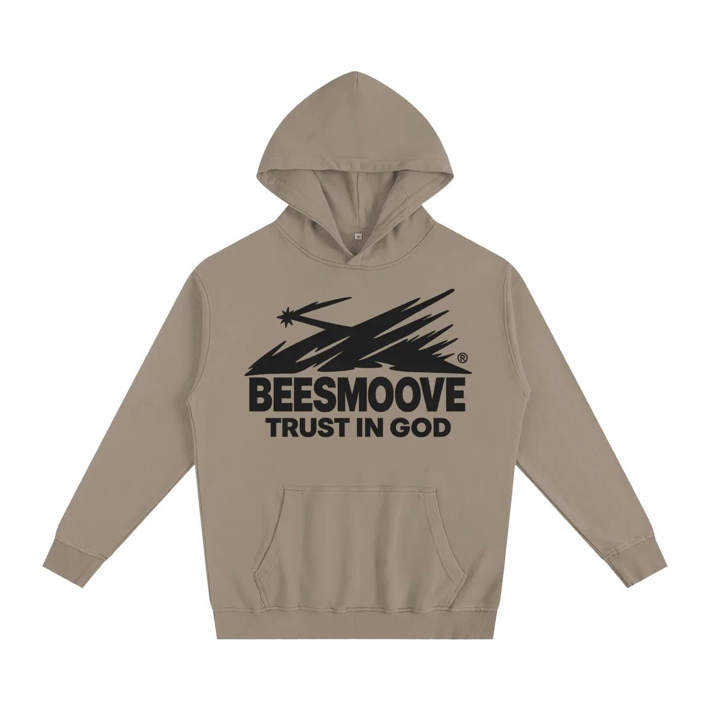 BEESMOOVE Trust In God Oversized Hoodie - Beesmoove