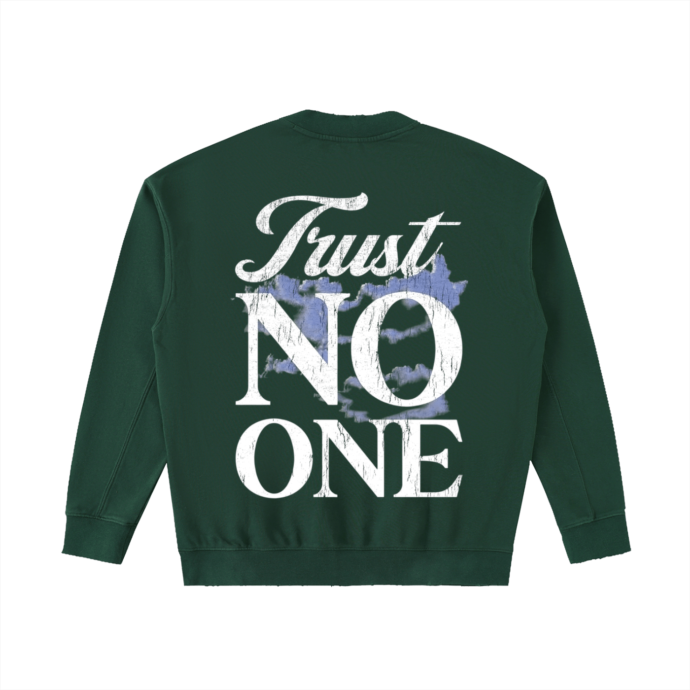 BEESMOOVE Trust No One Drop Shoulder Crewneck Sweatshirt - Beesmoove
