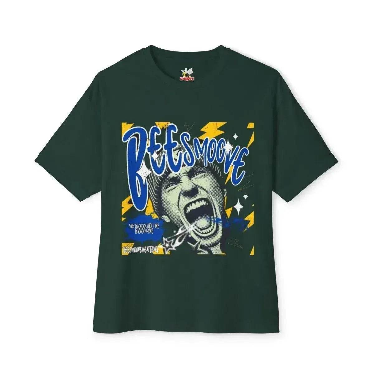 Beesmoove turn up the volume Unisex Oversized Boxy Tee - Beesmoove 