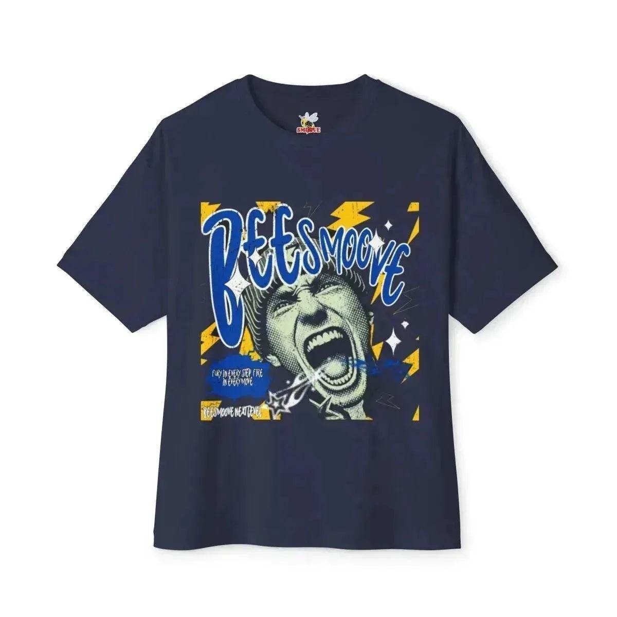 Beesmoove turn up the volume Unisex Oversized Boxy Tee - Beesmoove 