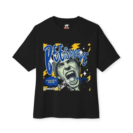 Beesmoove turn up the volume Unisex Oversized Boxy Tee - Beesmoove 
