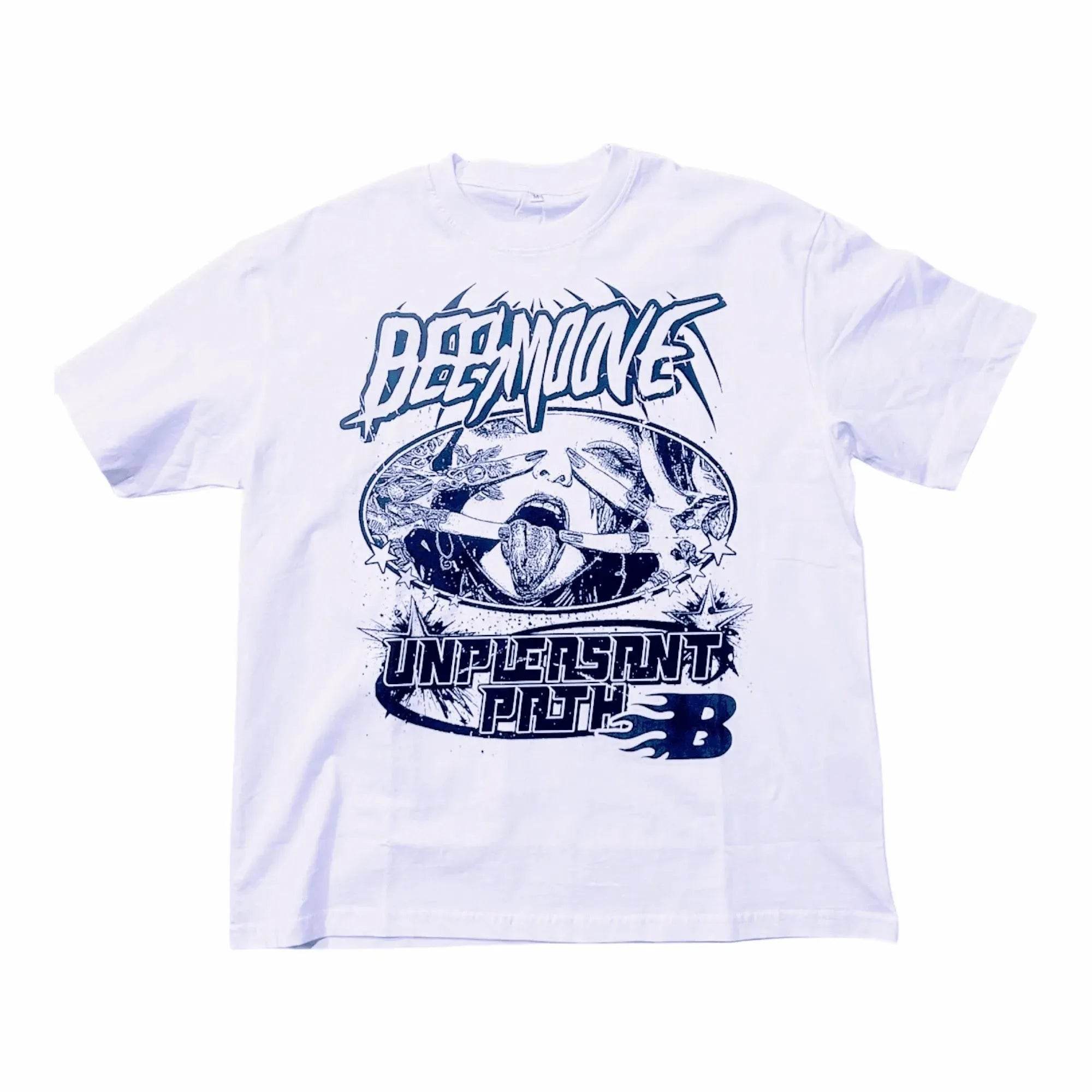 Beesmoove Unpleasant Odyssey Oversize Deep Drop Shoulder Tee - Beesmoove