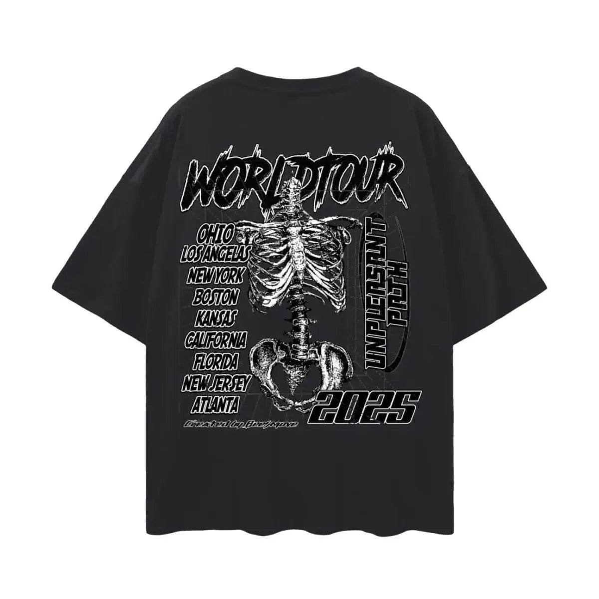 Beesmoove Unpleasant Odyssey Oversize Deep Drop Shoulder Tee - Beesmoove