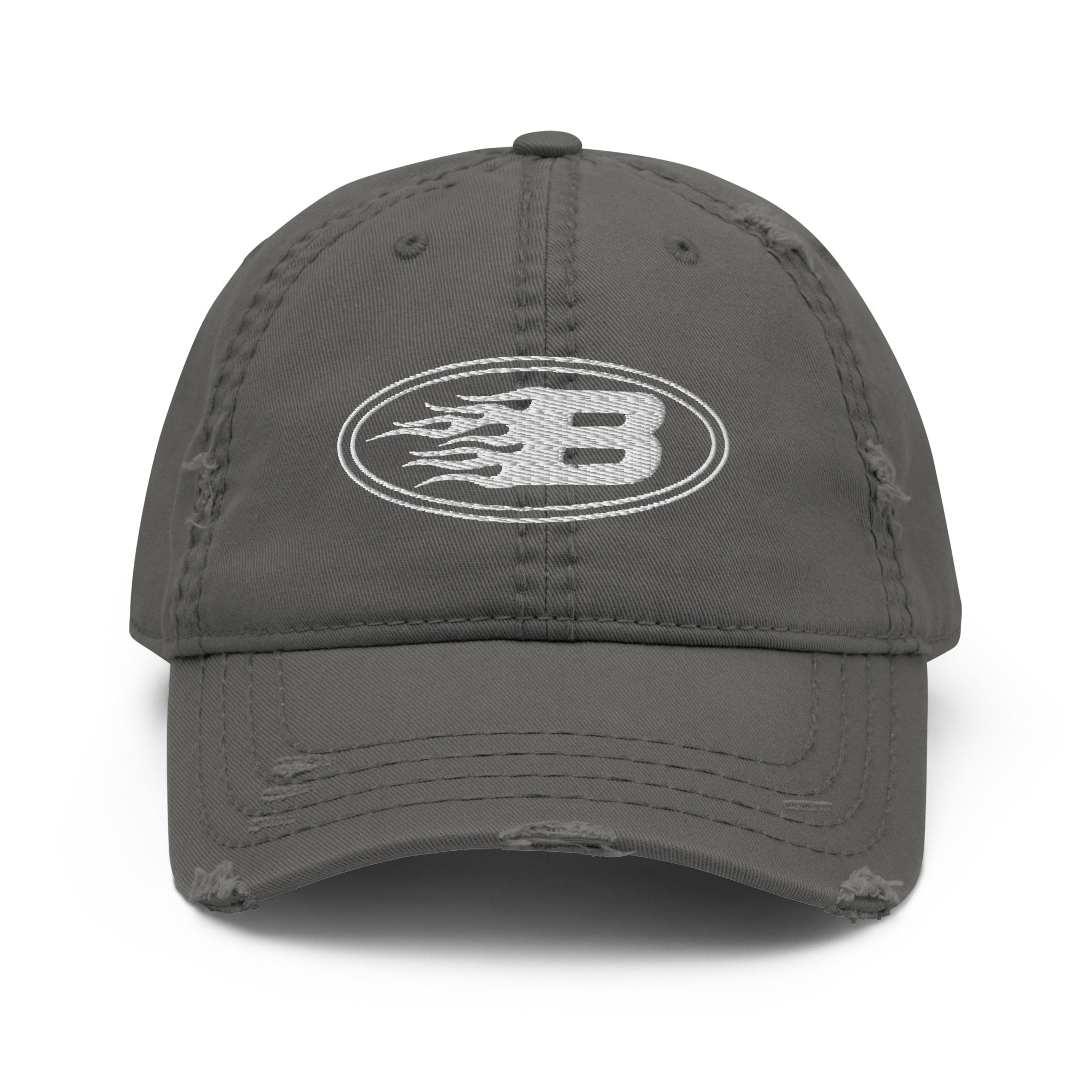 BEESMOOVE White Motion Crown Dad Hat - Beesmoove