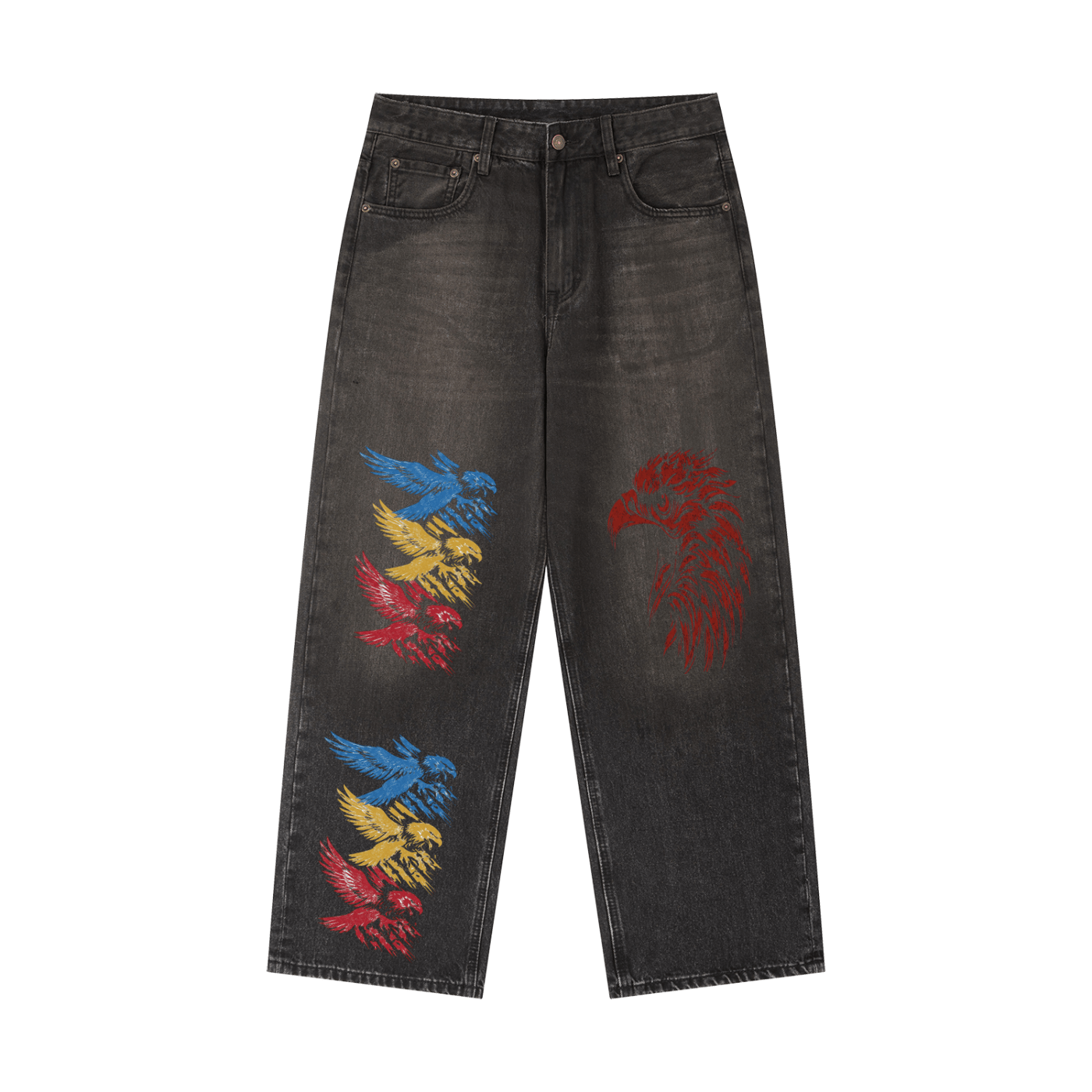 BEESMOOVE “Windy City Reign” Denim Jeans - Beesmoove