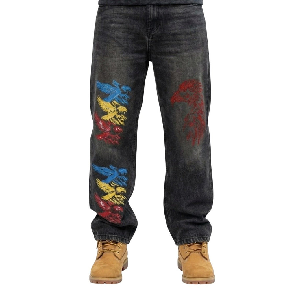 BEESMOOVE “Windy City Reign” Denim Jeans - Beesmoove