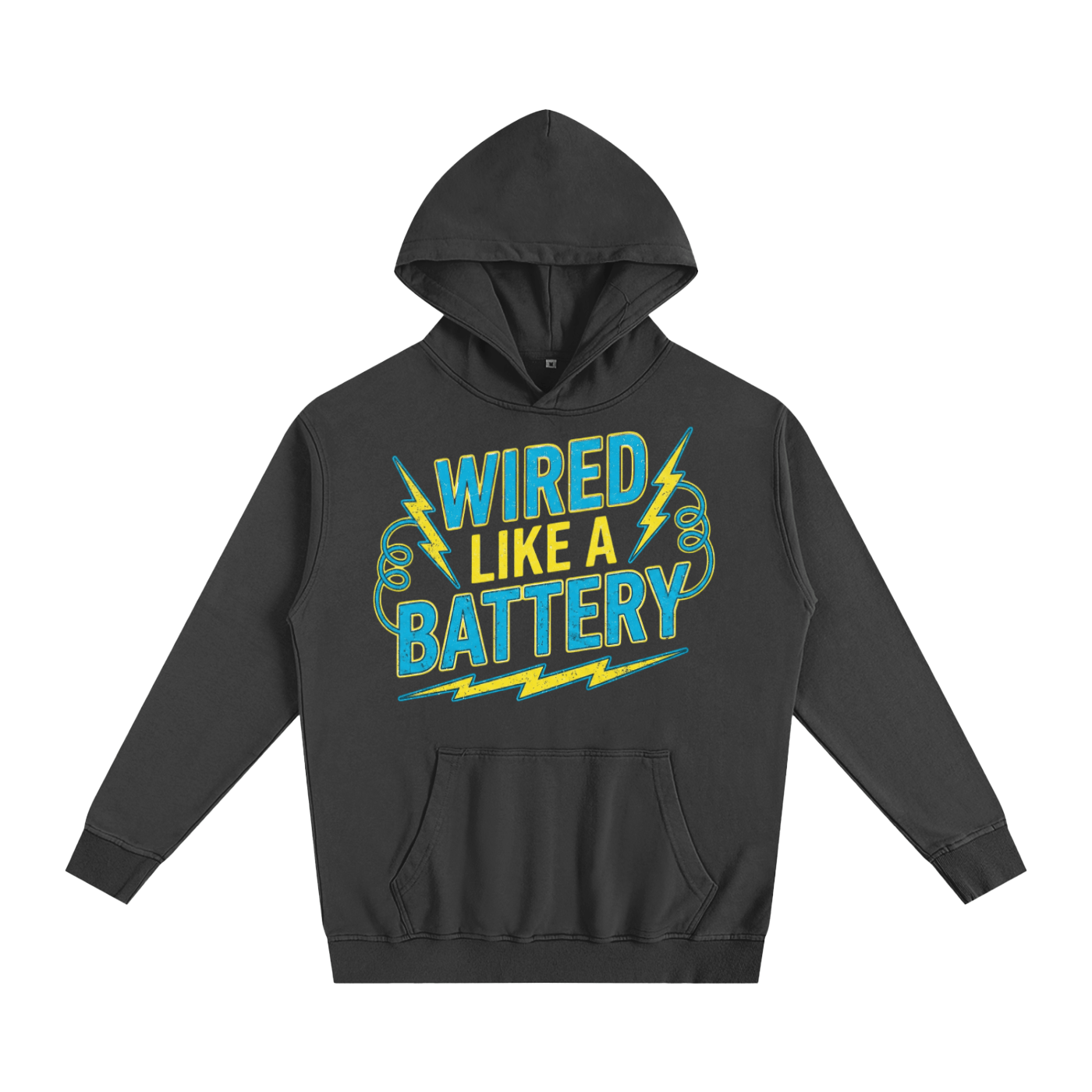 BEESMOOVE Wired Like a Battery Hoodie - Beesmoove