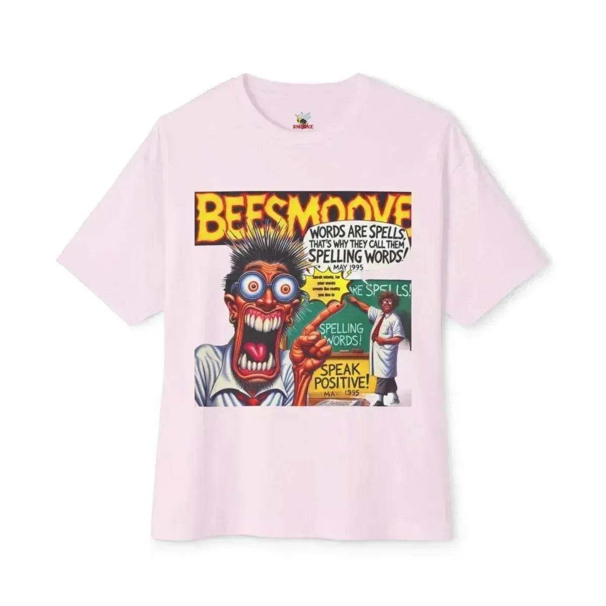 Beesmoove words are spells magazine Oversized Boxy Tee - Beesmoove 