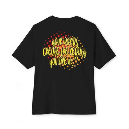 Beesmoove words are spells magazine Oversized Boxy Tee - Beesmoove 