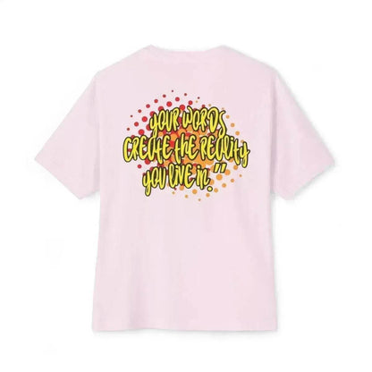 Beesmoove words are spells magazine Oversized Boxy Tee - Beesmoove 