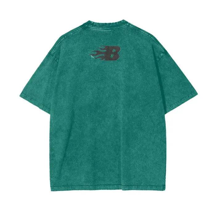 Beesmoove World Tour Oversize Snow Washed T-Shirt - Beesmoove 
