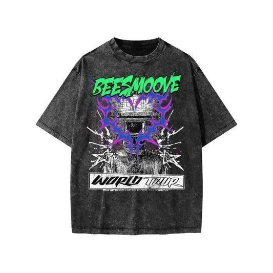 Beesmoove World Tour Washed Kids' T-shirt - Beesmoove 