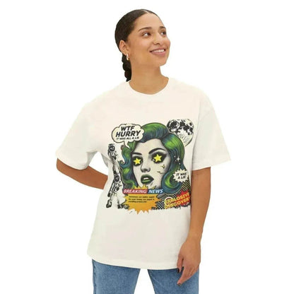 Beesmoove W.T.F it was a lie Oversized Boxy Tee - Beesmoove 