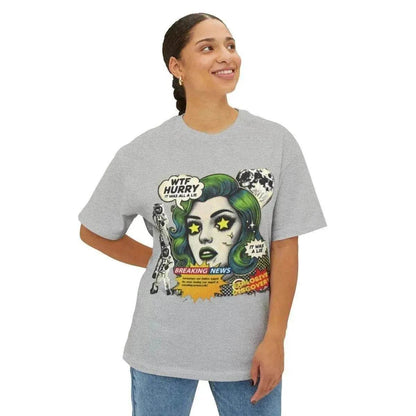 Beesmoove W.T.F it was a lie Oversized Boxy Tee - Beesmoove 