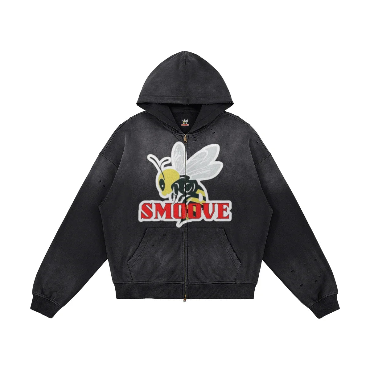 BEESMOOVE Zip - Up LOGO Hoodie - Beesmoove