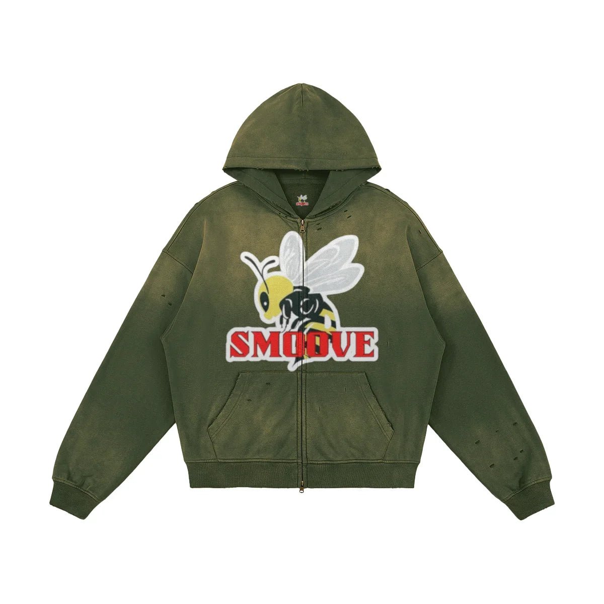 BEESMOOVE Zip - Up LOGO Hoodie - Beesmoove