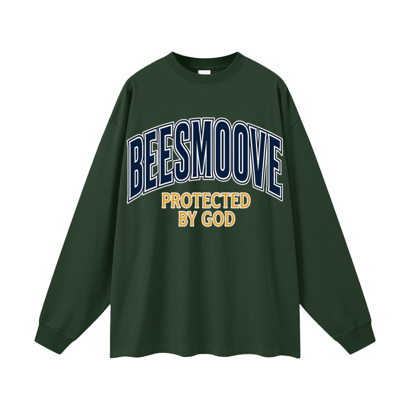 BEESMOOVE Protected by God Oversized Long Sleeve T-Shirt