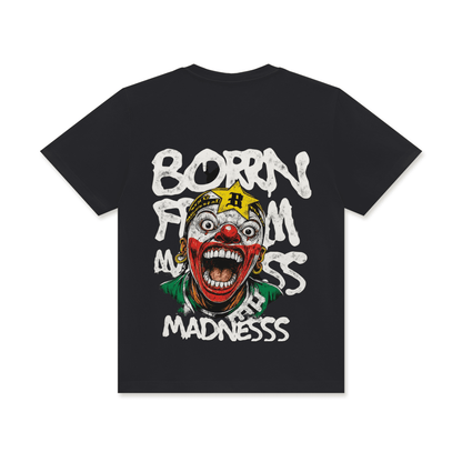 BEESMOOVE Madness Unleashed Crew Neck Cotton T-Shirt - Beesmoove 