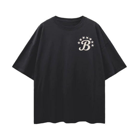 BEESMOOVE Victory Vision Oversize Deep Drop Shoulder Tee - Beesmoove 