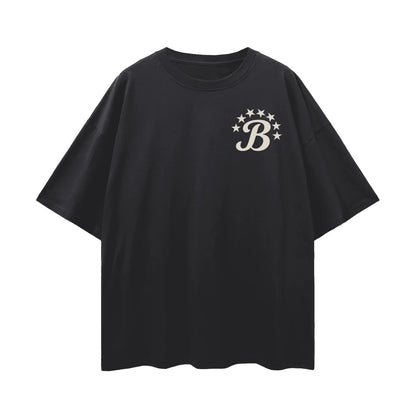 BEESMOOVE Victory Vision Oversize Deep Drop Shoulder Tee - Beesmoove 