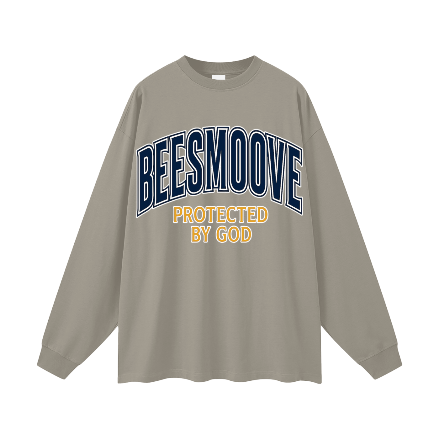 BEESMOOVE Protected by God Oversized Long Sleeve T-Shirt