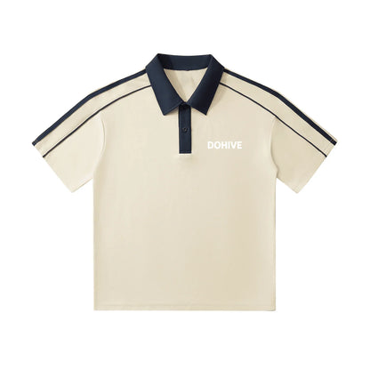 BEESMOOVE DOHIVE Collar Short-Sleeve Polo Shirt - Beesmoove 