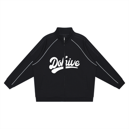 BEESMOOVE DOHIVE Reflection Striped Raglan Sleeve  Jacket