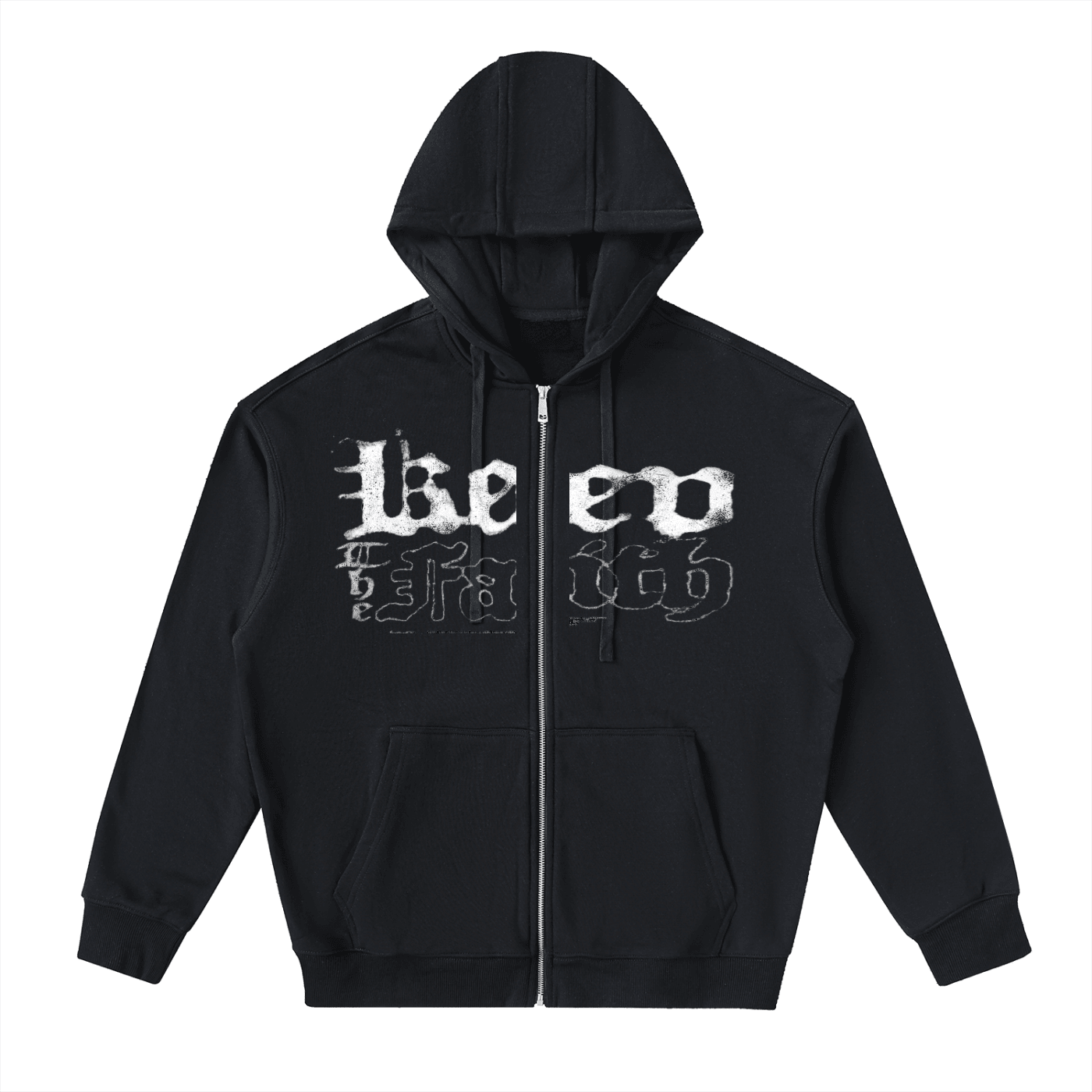 BEESMOOVE Eternal Glow Drop-Shoulder Zip Up Hoodie - Beesmoove 