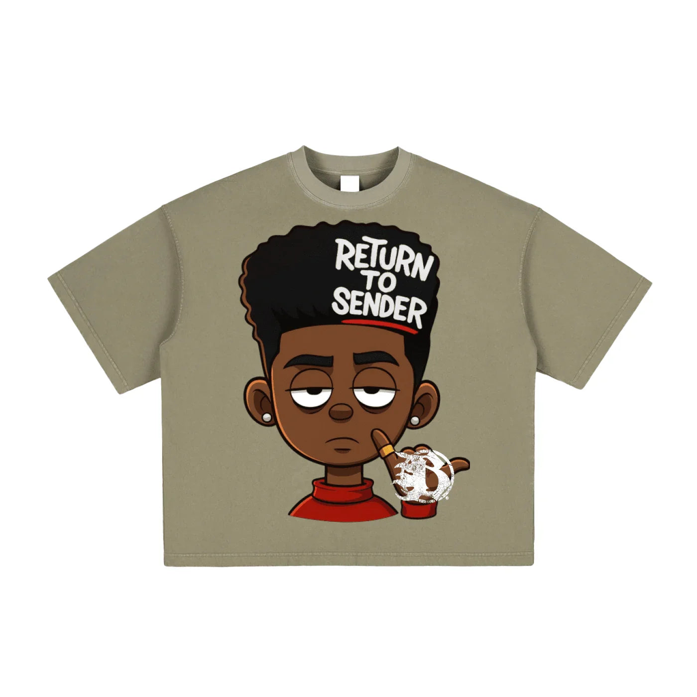 BEESMOOVE RTS Terrell Washed Boxy T-Shirt - Beesmoove 