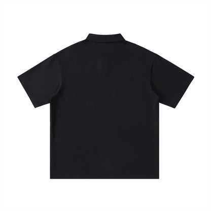 BEESMOOVE DOHIVE Loose Cotton Short-Sleeve Polo Shirt - Beesmoove 