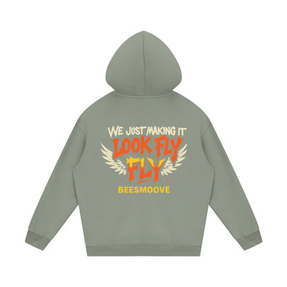 BEESMOOVE God wrote the vision Fleece Hoodie - Beesmoove 