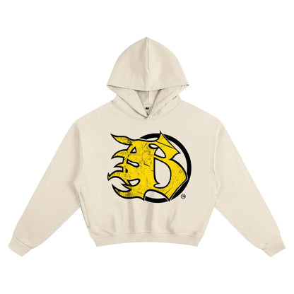 BEESMOOVE Bee Frequency Boxy Hoodie - Beesmoove 