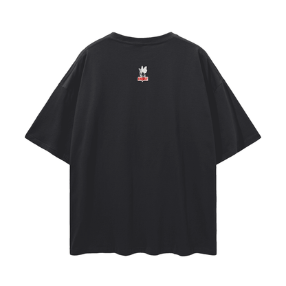 BEESMOOVE Hashira Streetwear Loose Drop Shoulder T-Shirt - Beesmoove 