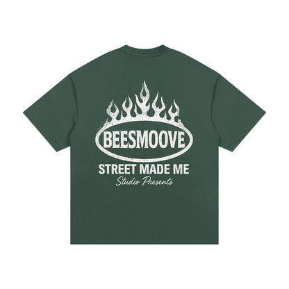 BEESMOOVE Street Star Surveillance Heavyweight Cotton T-Shirt - Beesmoove 
