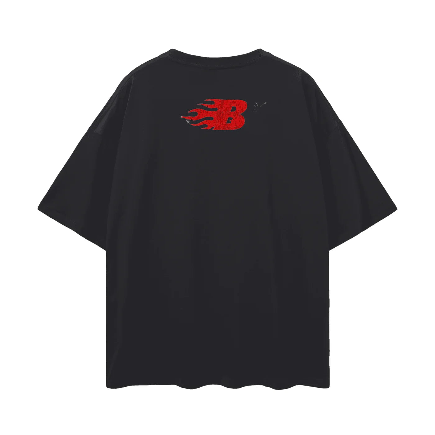 BEESMOOVE Skull Ride: Far From Home Oversize Deep Drop Shoulder Tee - Beesmoove 