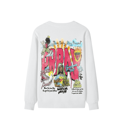 BEESMOOVE Grace Over Fear Classic Cotton Sweater - Beesmoove 