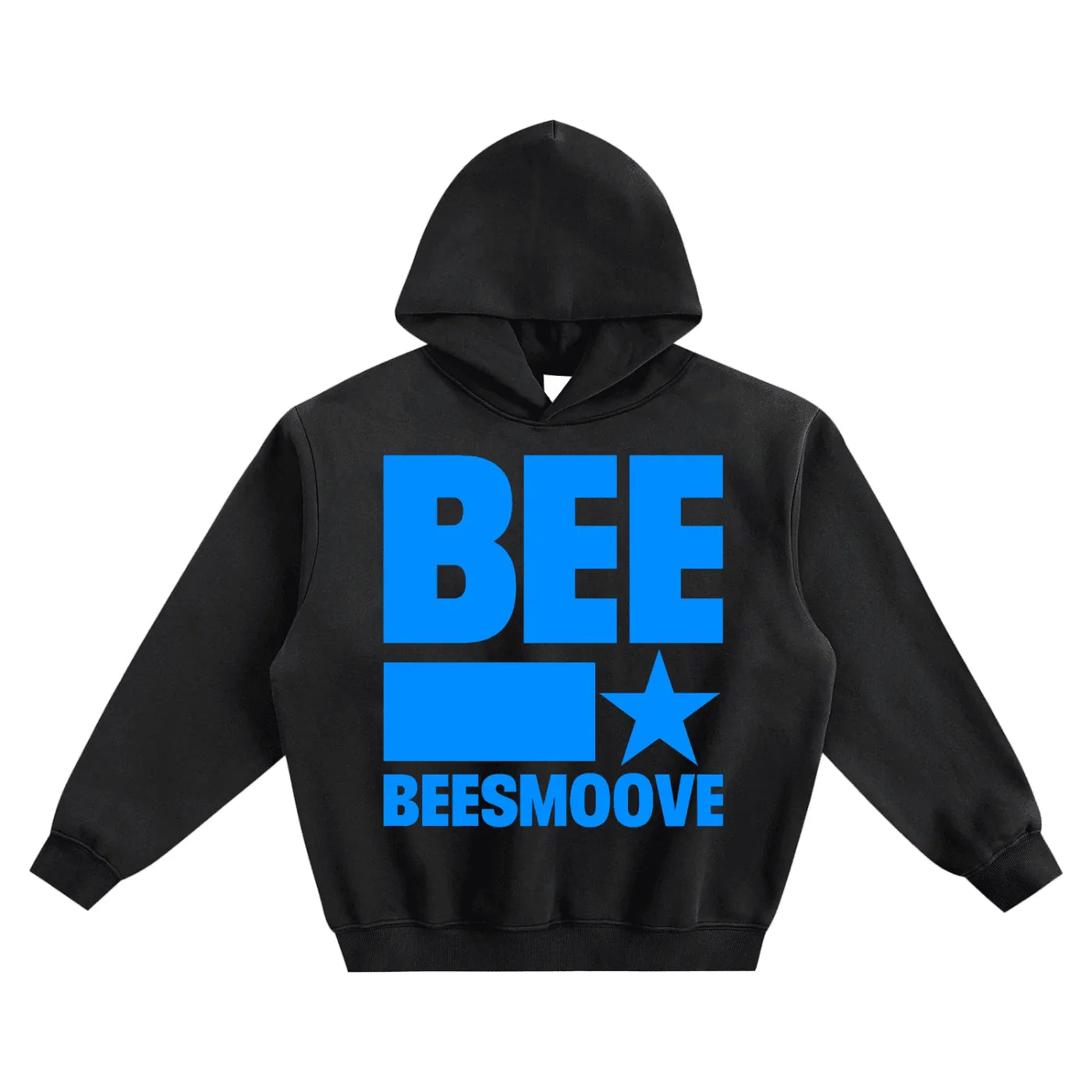 BEESMOOVE BEE STAR POWER
Blue Boxy Hoodie - Beesmoove 