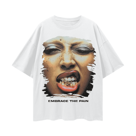 BEESMOOVE Chain Reaction Oversize Deep Drop Shoulder Tee - Beesmoove 