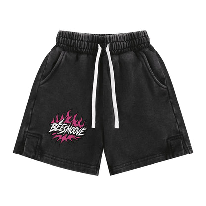BEESMOOVE Heated Motion Washed Kids' Shorts - Beesmoove 