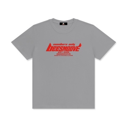 BEESMOOVE members only Classic Crew Neck Cotton T-Shirt