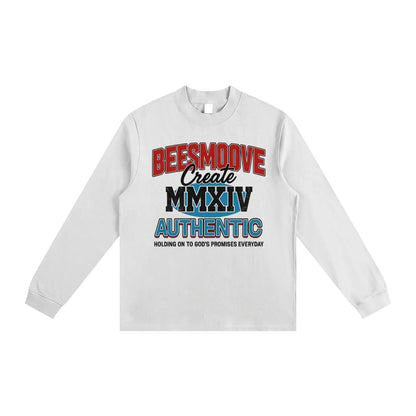 BEESMOOVE Promise Code MMXIV-Shrink Mock Neck Sweatshirt - Beesmoove 