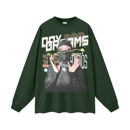 BEESMOOVE Cold Dreams Cotton Long Sleeve Tee - Beesmoove 