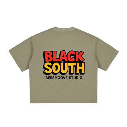 BEESMOOVE RTS Terrell Washed Boxy T-Shirt - Beesmoove 