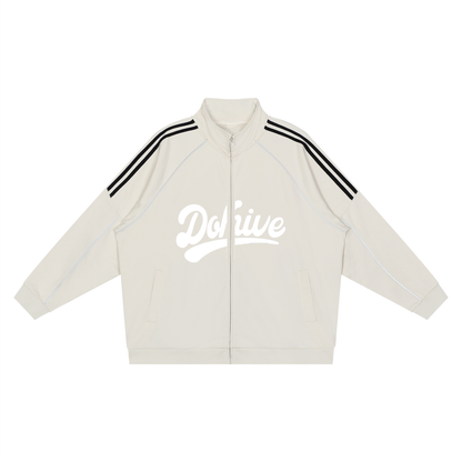 BEESMOOVE DOHIVE Reflection Striped Raglan Sleeve  Jacket