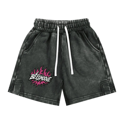 BEESMOOVE Heated Motion Washed Kids' Shorts - Beesmoove 