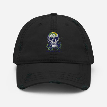 BEESMOOVE Flame Runner Distressed Dad Hat - Beesmoove 